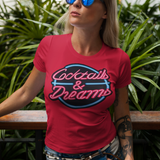 Cocktails & Dreams 1988 Graphic T-Shirt | Retro 80s Movie Tee | Classic Bar Culture Apparel | RetroPunkDesign