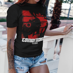 Cowboy Bebop Spike Spiegel Graphic T-Shirt | Retro Anime Sci-Fi Polyester Tee | RetroPunkDesign - Retro Punk Design 