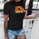 Terminator 2 Judgment Day Thumbs Up Graphic T-Shirt | Arnold Schwarzenegger 1991 Sci-Fi Tee | RetroPunkDesign