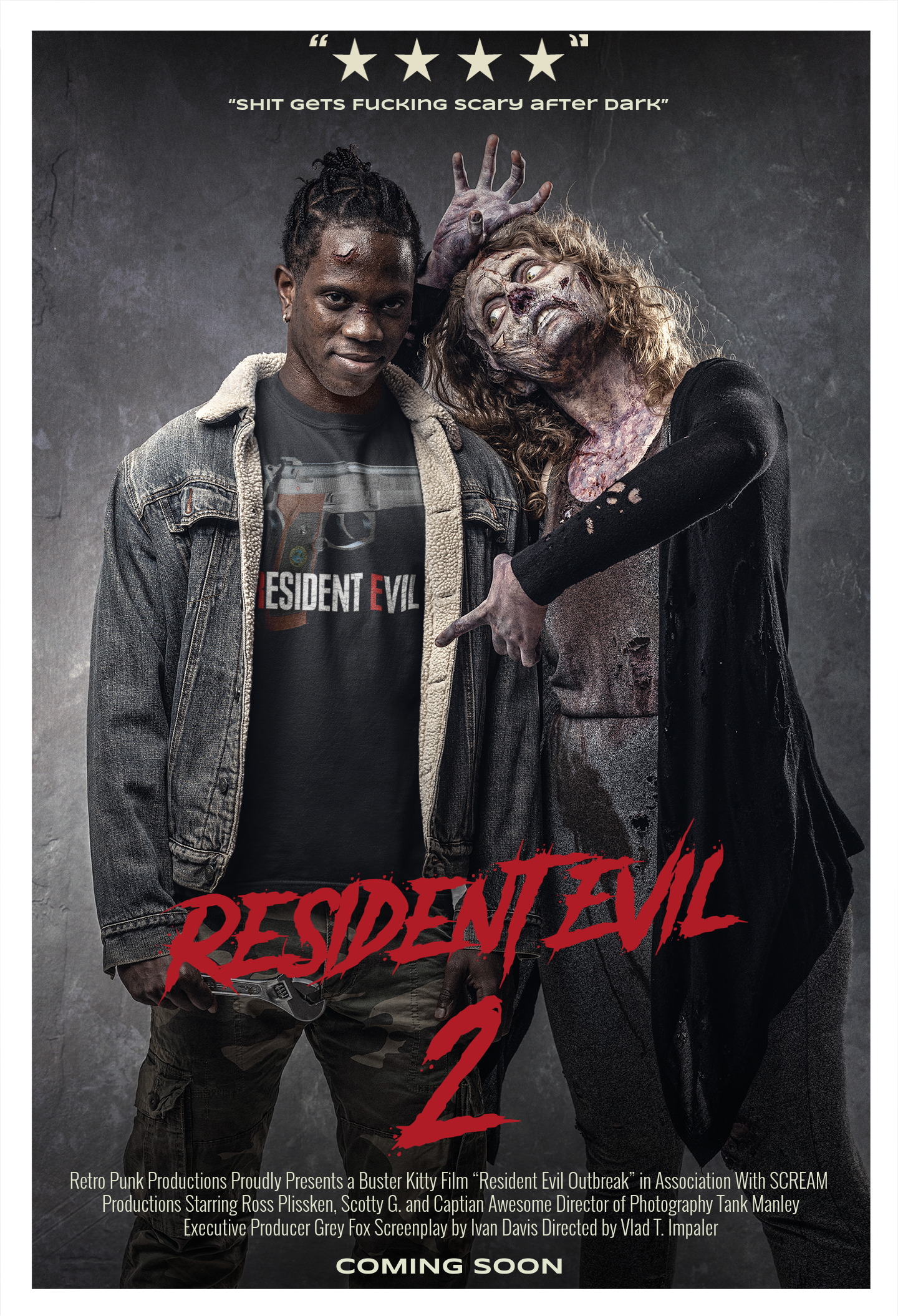 Resident Evil 2 Graphic T-Shirt | Retro Survival Horror Raccoon City Tee | RetroPunkDesign - Retro Punk Design 