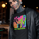 MTV Retro Graphic T-Shirt | 80s 90s Vintage Music TV Logo Tee | RetroPunkDesign