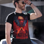 Total Recall Graphic T-Shirt | Arnold Schwarzenegger Retro Sci-Fi Polyester Tee | RetroPunkDesign - Retro Punk Design 
