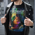 Flashback The Quest for Identity 1992 Graphic T-Shirt  Retro Sci-Fi Video Game Tee  RetroPunkDesign - Retro Punk Design 