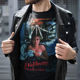 A Nightmare on Elm Street 1984 Graphic T-Shirt | Freddy Krueger Retro Horror Tee | RetroPunkDesign