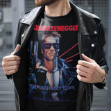 The Terminator Arnold Schwarzenegger Graphic T-Shirt | 1984 Sci-Fi Action Movie Tee | RetroPunkDesign