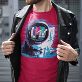 MTV Vintage 80’s Moon Man Graphic T-Shirt  Retro Music TV Tee  1980s Pop Culture Apparel  RetroPunkDesign