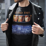 Strange Days 1995 Graphic T-Shirt | Cult Cyberpunk Movie Tee | Retro Sci-Fi Thriller Apparel | RetroPunkDesign