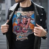 Street Fighter II 1994 Jean-Claude Van Damme Graphic T-Shirt | Classic Action Movie Tee | Retro Gaming Apparel | RetroPunkDesign