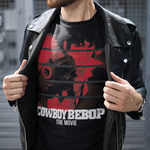 Cowboy Bebop Spike Spiegel Graphic T-Shirt | Retro Anime Space-Noir Tee | RetroPunkDesign - Retro Punk Design 