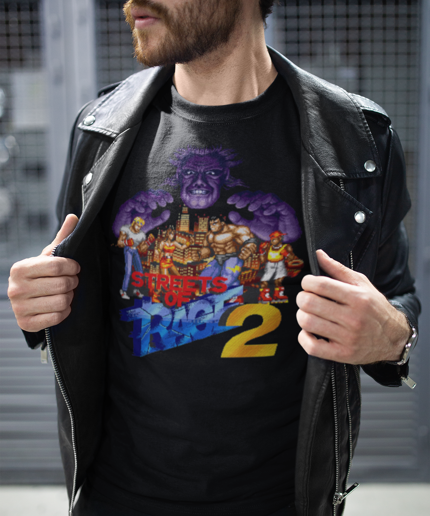 Streets of Rage 2 Graphic T-Shirt | Retro Sega Genesis Gaming Tee | 90s Beat ’Em Up Apparel | RetroPunkDesign