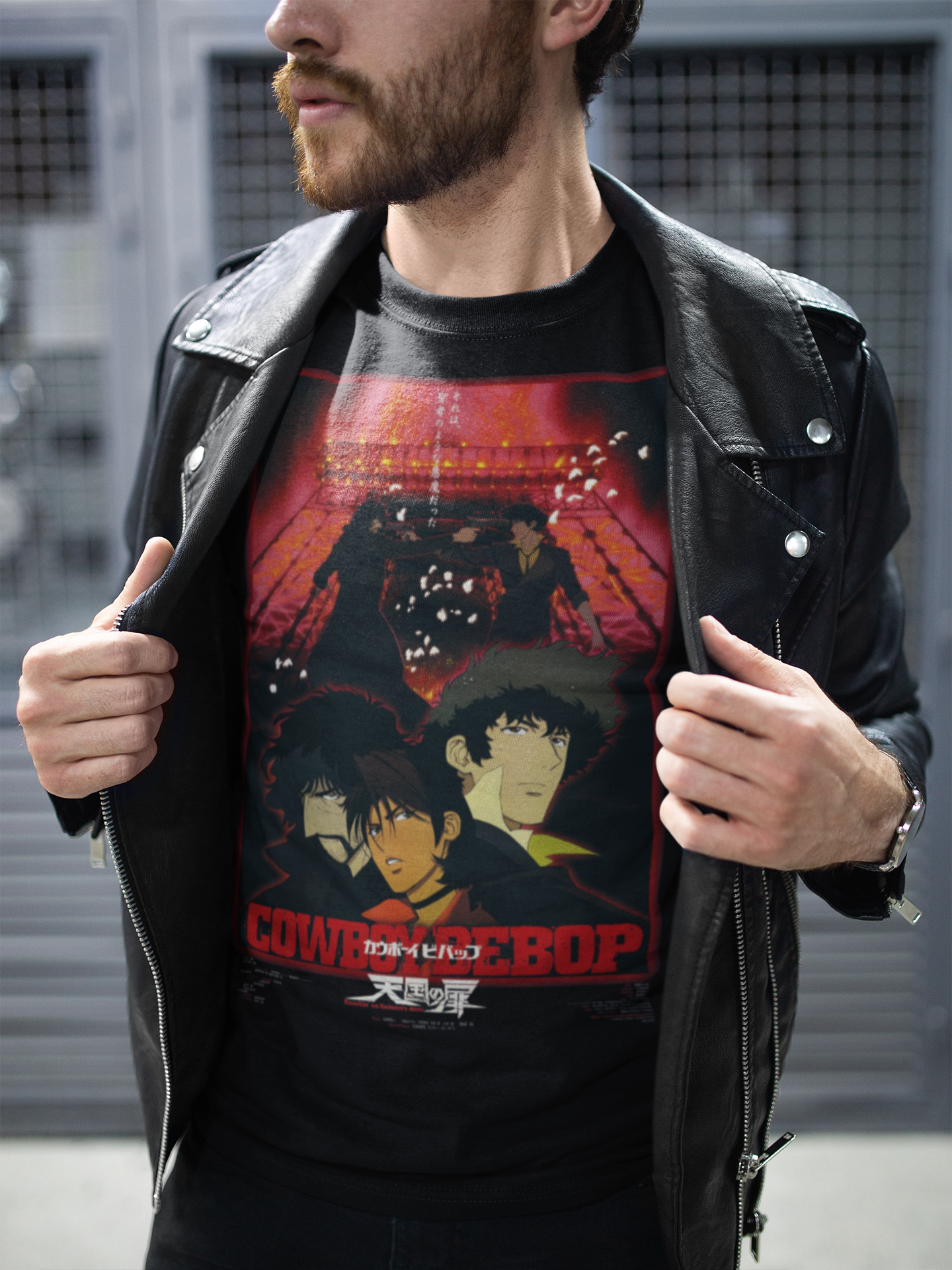 Cowboy Bebop Graphic T-Shirt | Retro Anime Space Cowboy Tee | RetroPunkDesign - Retro Punk Design 
