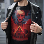Total Recall Graphic T-Shirt | Arnold Schwarzenegger Retro Sci-Fi Polyester Tee | RetroPunkDesign - Retro Punk Design 