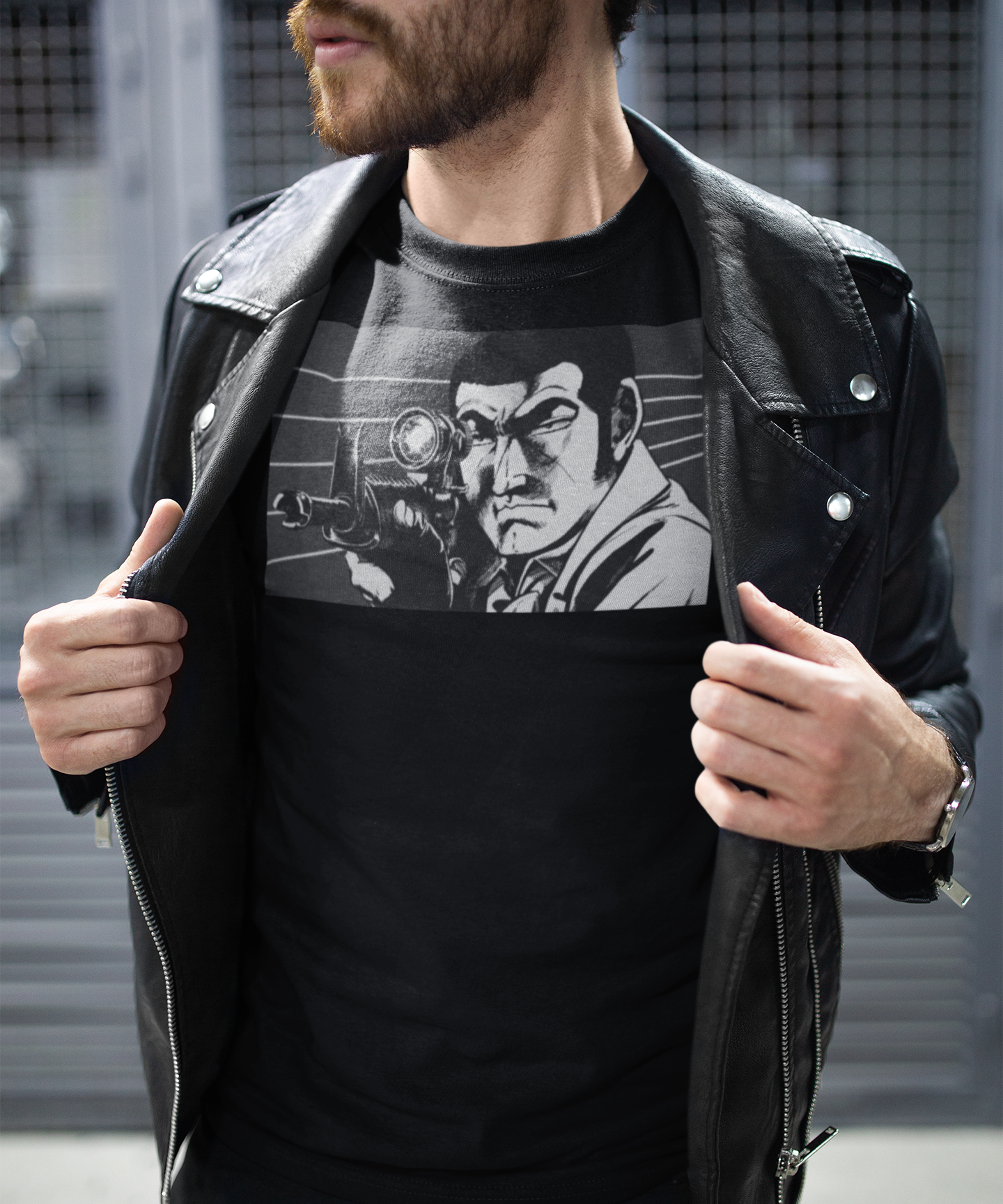 Golgo 13: The Professional Duke Togo Graphic T-Shirt  80s Anime