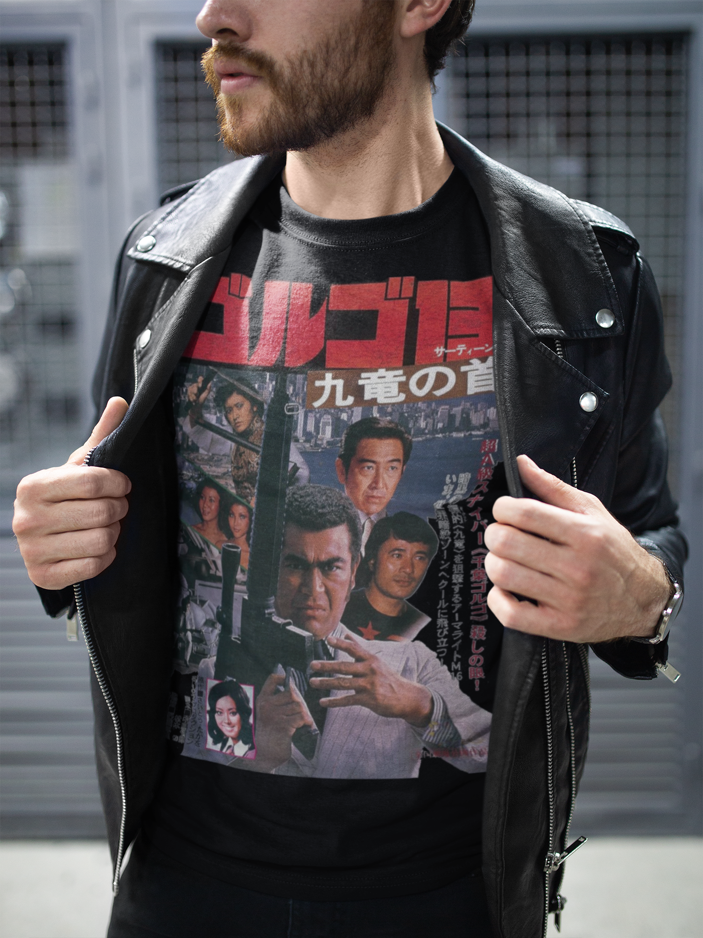 Golgo 13: Assignment Kowloon 1977 Graphic Tee - Retro Punk Design 