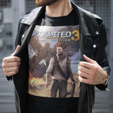 Uncharted 3: Drake’s Deception Graphic T-Shirt | PlayStation Adventure Game Tee | RetroPunkDesign