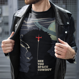 Cowboy Bebop Spike Spiegel Graphic T-Shirt | Retro Anime Tee | Space Bounty Hunter Apparel | RetroPunkDesign