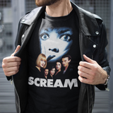 Scream 1996 Graphic T-Shirt  Ghostface Horror Movie Tee  Retro Slasher Film Apparel
