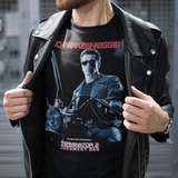 Terminator 2 Judgment Day Thumbs Up Graphic T-Shirt | Arnold Schwarzenegger 1991 Sci-Fi Tee | RetroPunkDesign