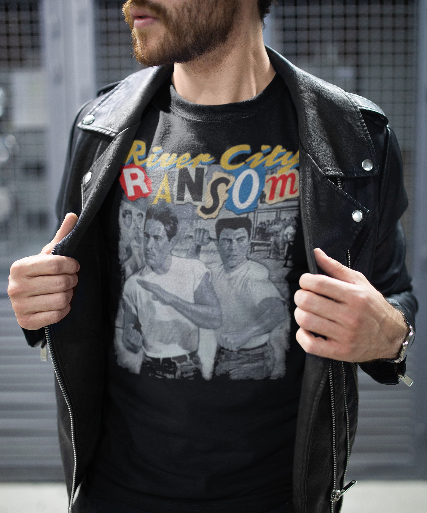 River City Ransom Graphic T-Shirt | Retro NES Gaming Tee | Classic 8-Bit Beat ’Em Up Apparel | RetroPunkDesign