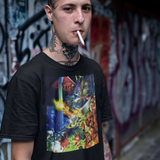 RetroPunkDesign Final Fantasy VII Graphic T-Shirt Retro JRPG Main Characters Gaming Tee - Retro Punk Design 