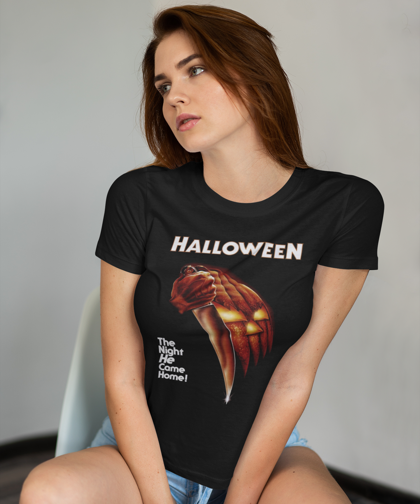 Halloween 1978 Graphic T-Shirt | Michael Myers Classic Horror Movie Tee | RetroPunkDesign