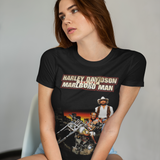 Harley Davidson and the Marlboro Man 1991 Graphic T-Shirt | Cult 90s Action Movie Tee | Retro Biker Film Apparel | RetroPunkDesign