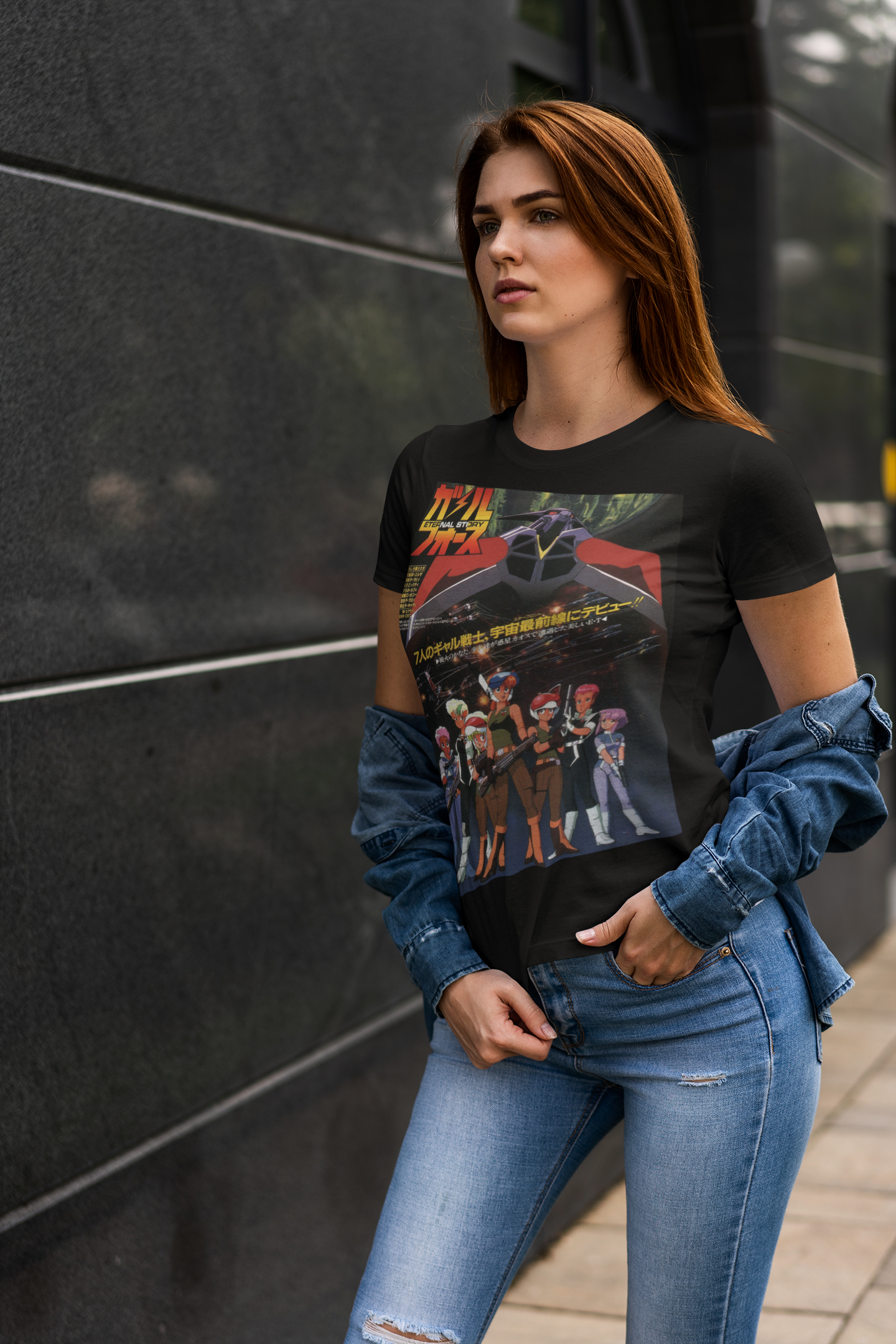 Gall Force Eternal Story Graphic T-Shirt | Retro 80s Anime Sci-Fi Tee | RetroPunkDesign - Retro Punk Design 