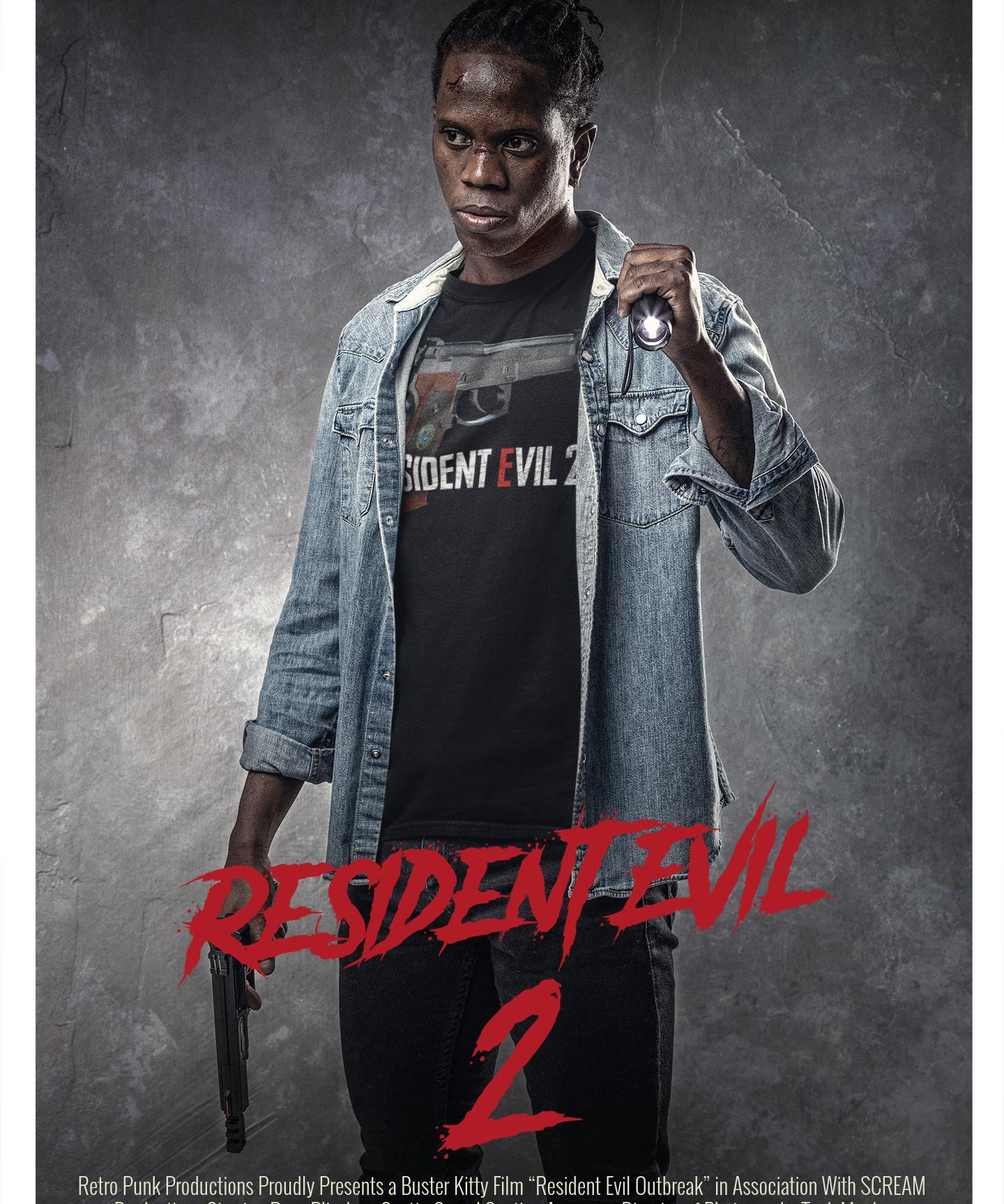 Resident Evil 2 Graphic T-Shirt | Retro Survival Horror Raccoon City Tee | RetroPunkDesign - Retro Punk Design 