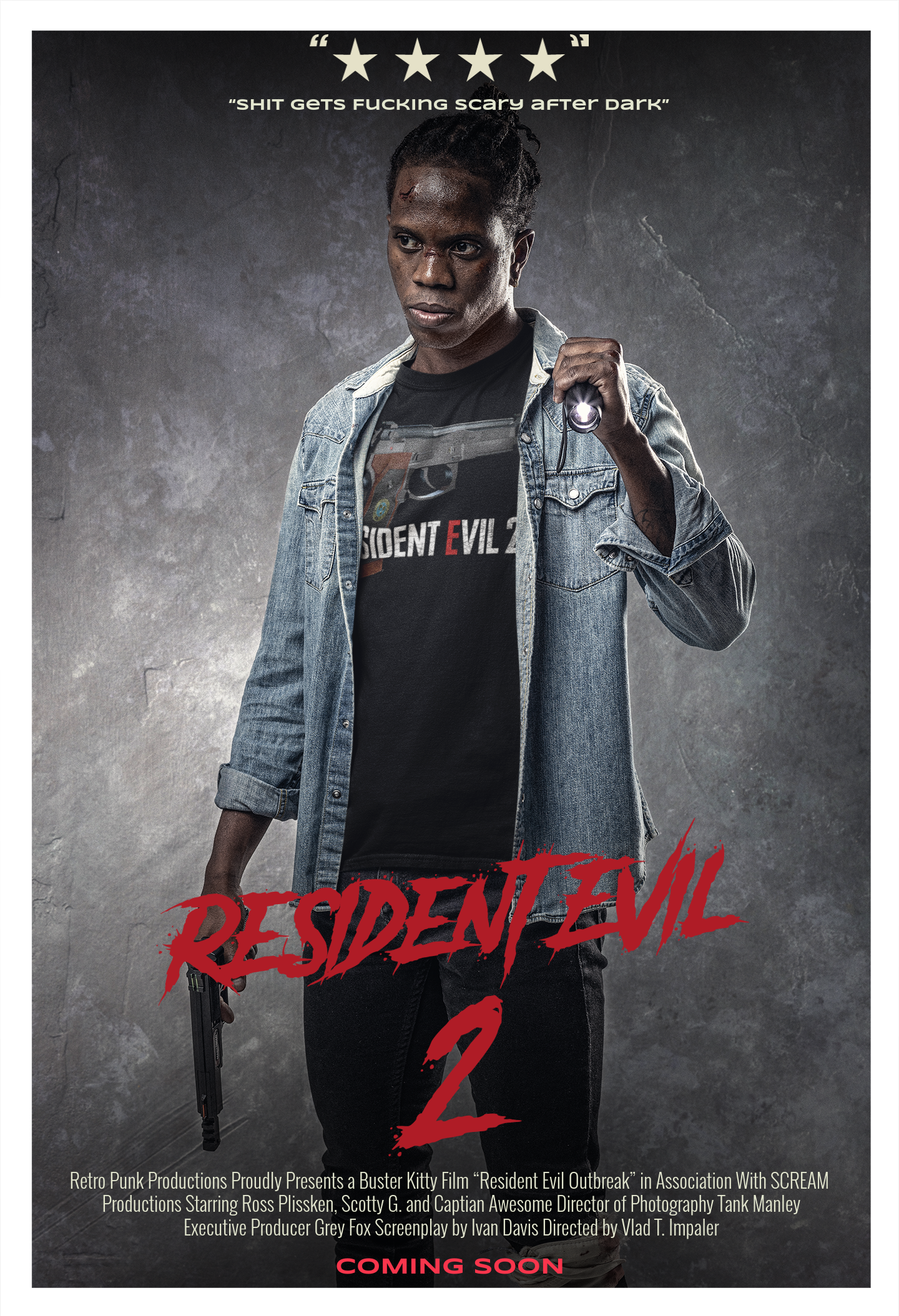 Resident Evil 2 Graphic T-Shirt | Retro Survival Horror Raccoon City Tee | RetroPunkDesign - Retro Punk Design 